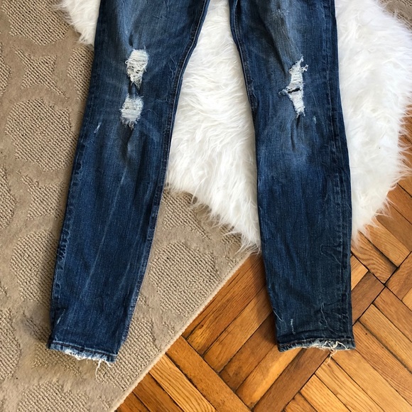 Zara Distressed Denim Jeans - Picture 5 of 8